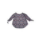 Blusa Michael Kors Xgrande Xl Azul Y Rojo Manga 3/4