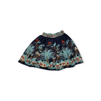 Falda Tommy Hilfiger Xchico Xs Azul Marino Con Palmera