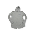 Playera Con Gorro Vineyard Vines Edgartown Gris Claro Mujer