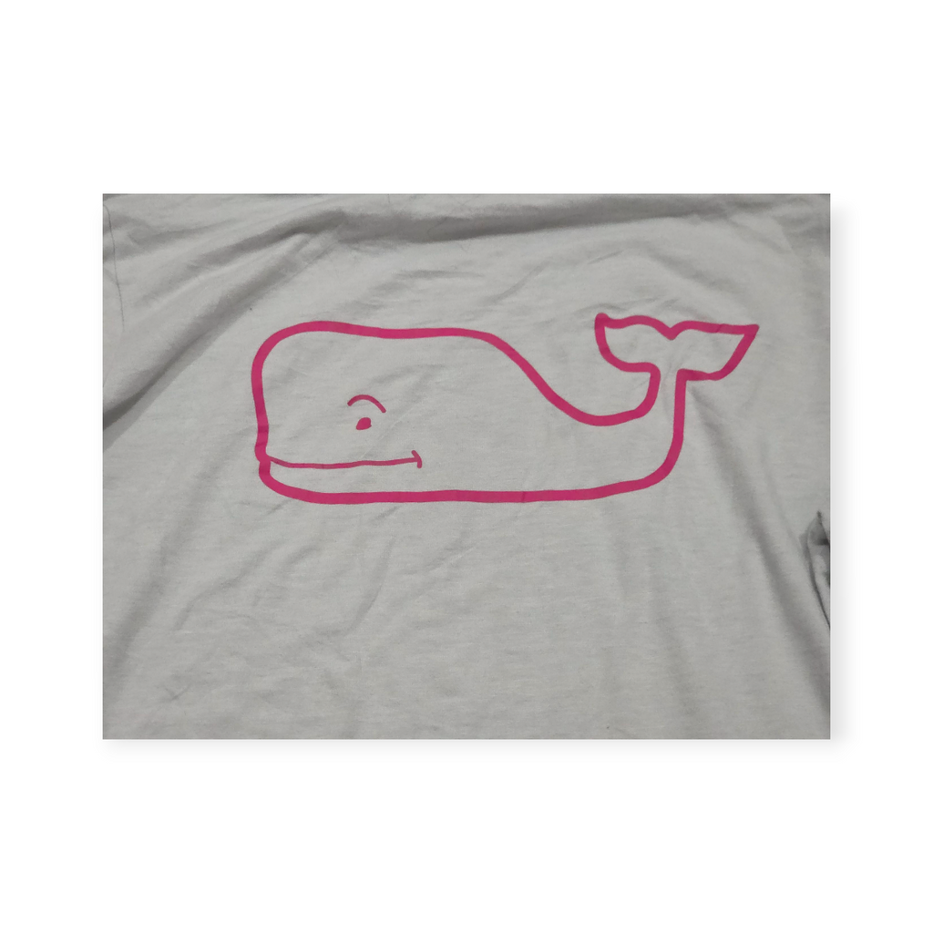 Playera Con Gorro Vineyard Vines Edgartown Gris Claro Mujer