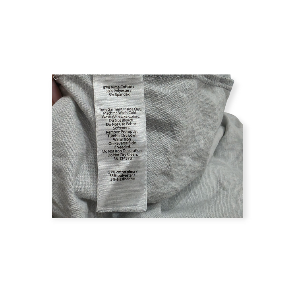 Playera Con Gorro Vineyard Vines Edgartown Gris Claro Mujer