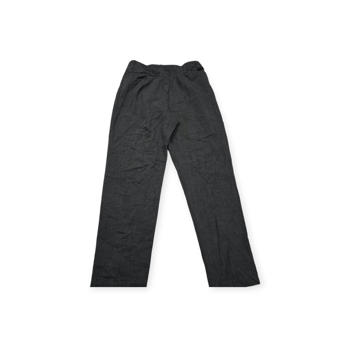 Pantalon Ralph Lauren De Vestir Color Gris De Lana Talla 10p