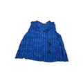 Blusa Vineyard Vines Xl Azul Sin Mangas De Rayon Con Seda