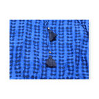 Blusa Vineyard Vines Xl Azul Sin Mangas De Rayon Con Seda