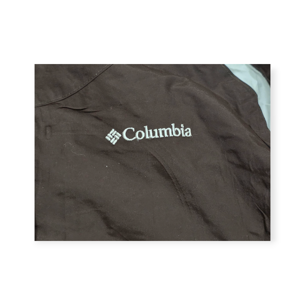 Chamarra Columbia Tecnología Impermeable Afelpada,cafe Mujer