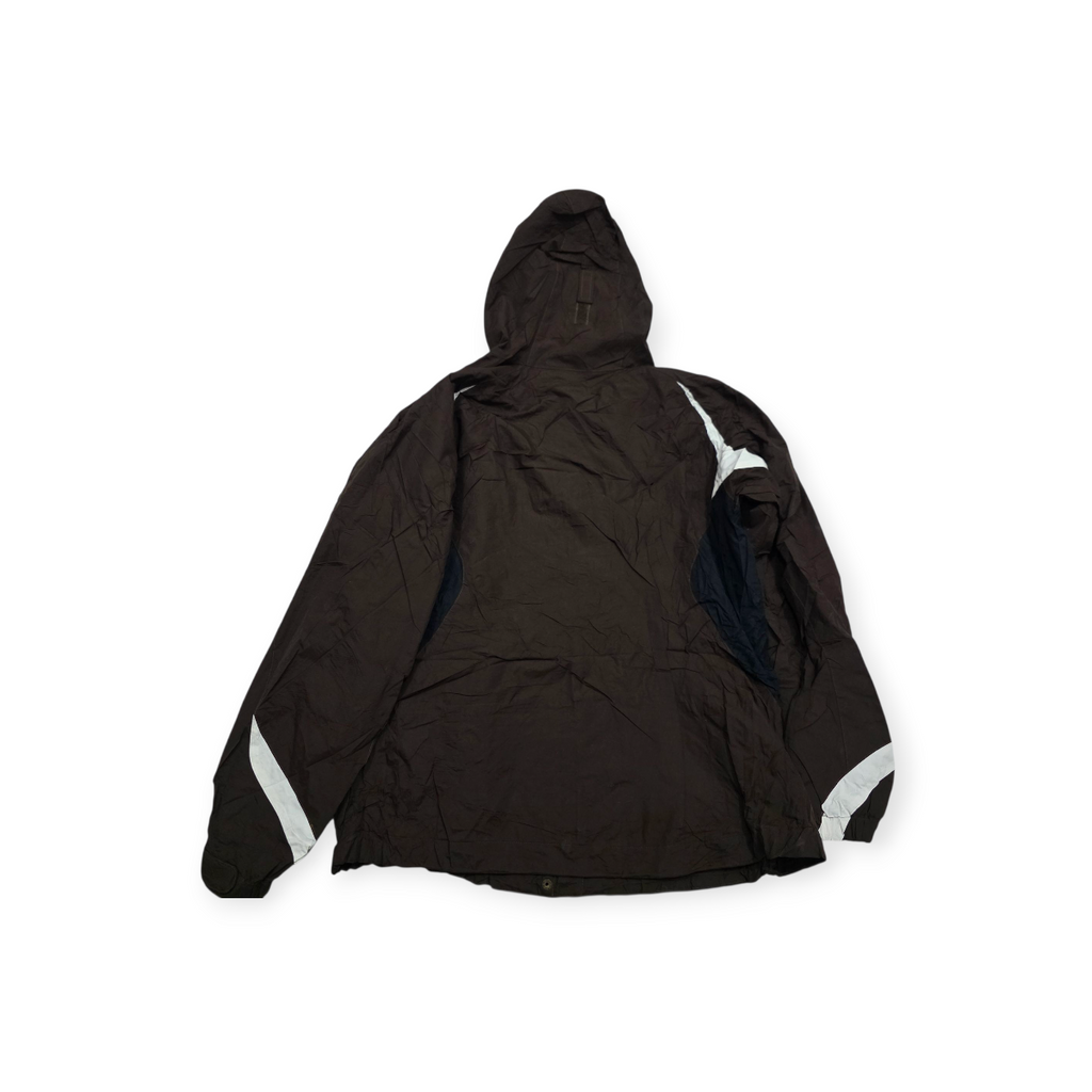 Chamarra Columbia Tecnología Impermeable Afelpada,cafe Mujer
