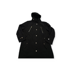 Chamarra Gorro Cazadora Michael Kors Negro Detalles Dorados