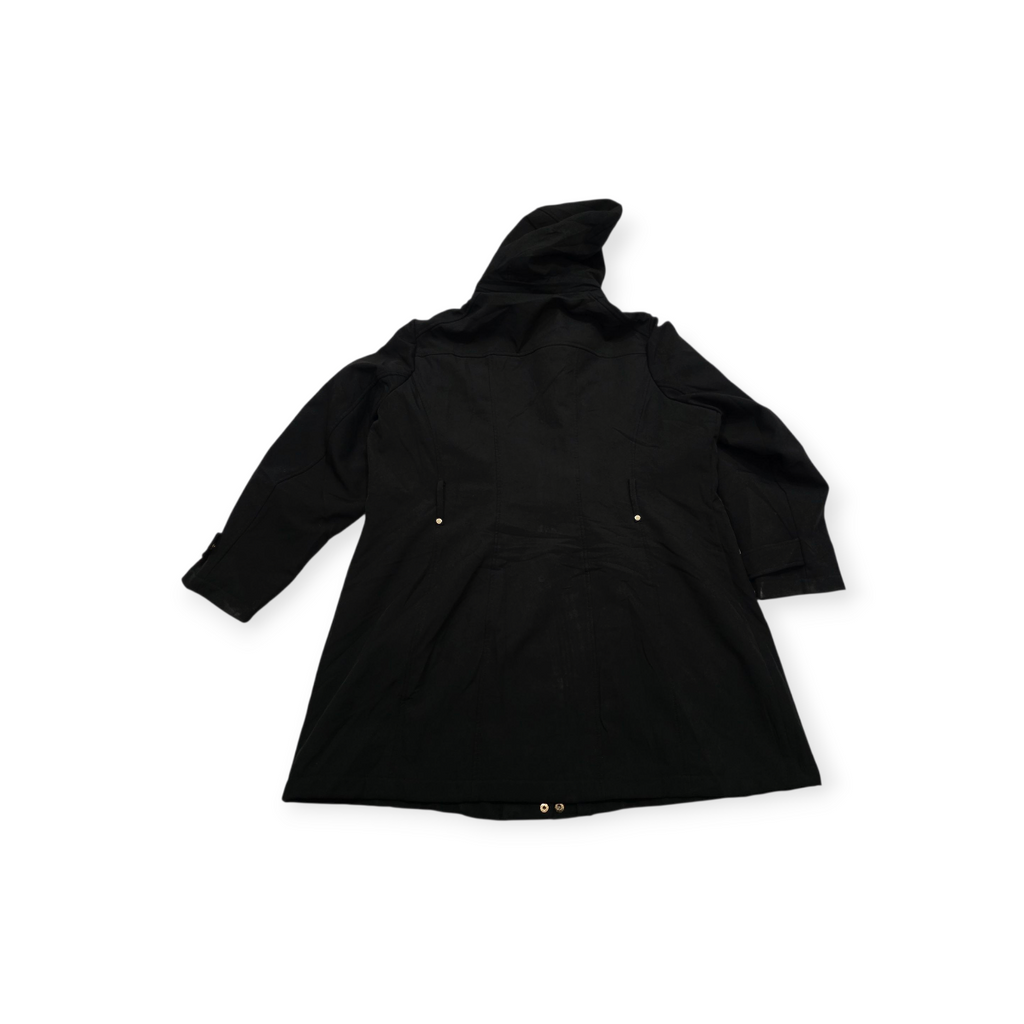 Chamarra Gorro Cazadora Michael Kors Negro Detalles Dorados