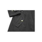 Chamarra Gorro Cazadora Michael Kors Negro Detalles Dorados