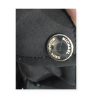Chamarra Gorro Cazadora Michael Kors Negro Detalles Dorados