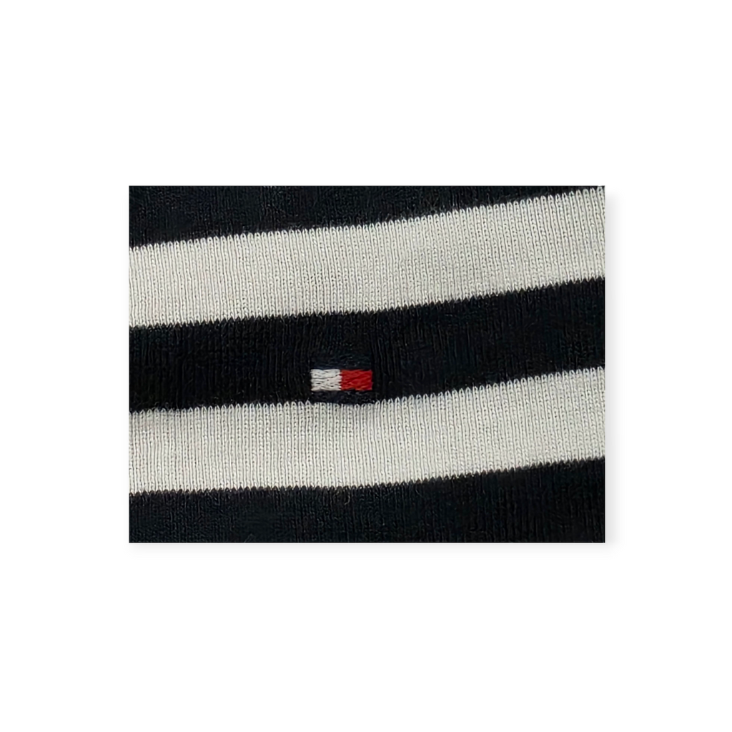 Playera Tommy Hilfiger Xchico Xs Rayada Manga Corta