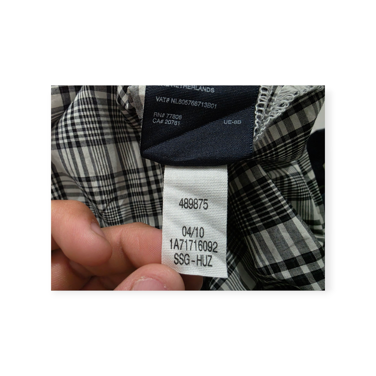 Vestido Camisero Tommy Hilfiger Mediano Mujer Cuadros Grises