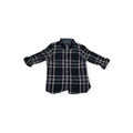 Camisa Tommy Hilfiger De Mujer Grande L Azul.con Gris