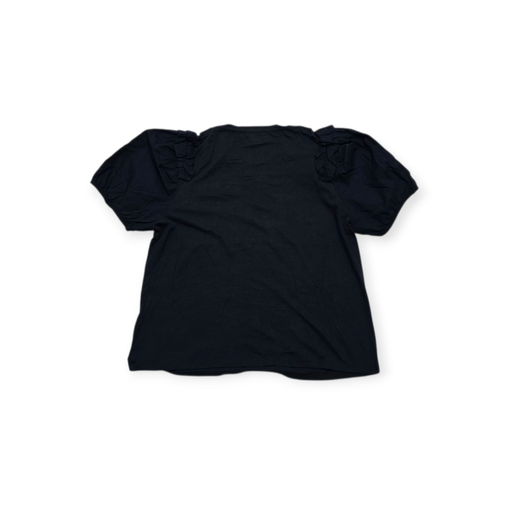 Blusa Tommy Hilfiger Grande L Azul Manga Corta Amplia