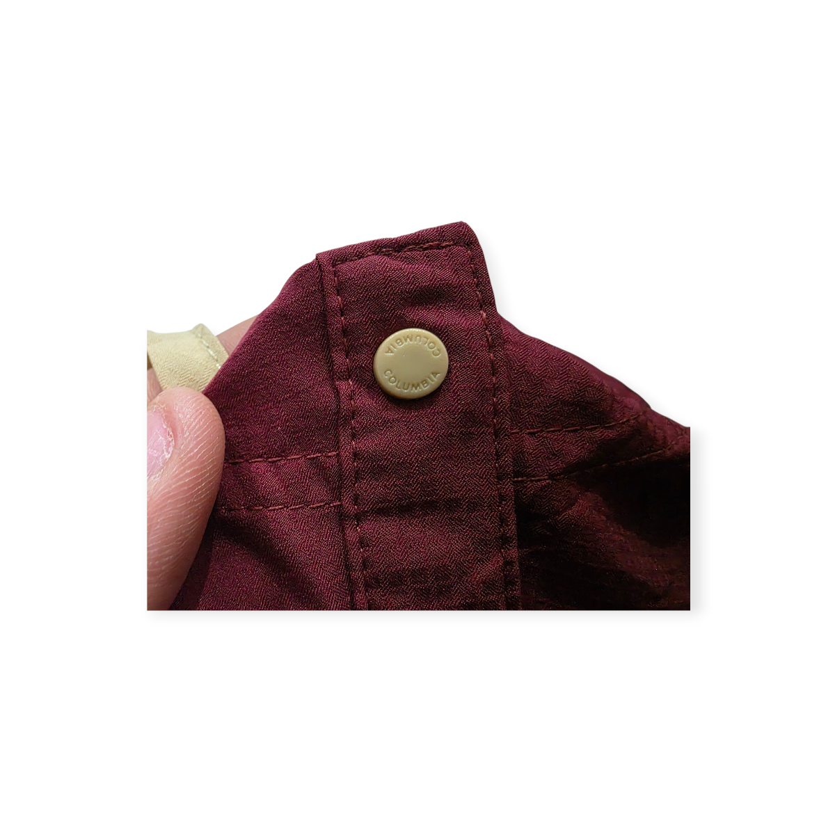 Sudadera Columbia Pfg Tamiami Hoodie Mujer Vino Upf 40