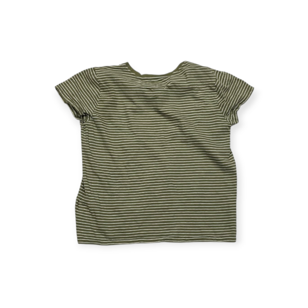 Playera Polo Ralph Lauren Mediana M Manga Corta Verde Rayada
