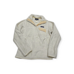 Sudadera Patagonia Snap-t Mujer Xs Polar Sherpa Beige
