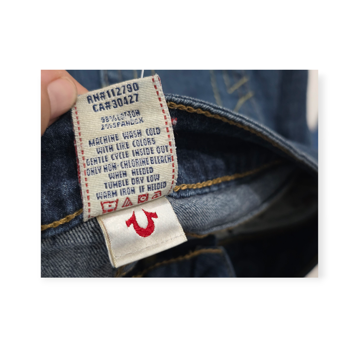 Pantalon True Religion T 25 Section Straight Mezclilla Azul