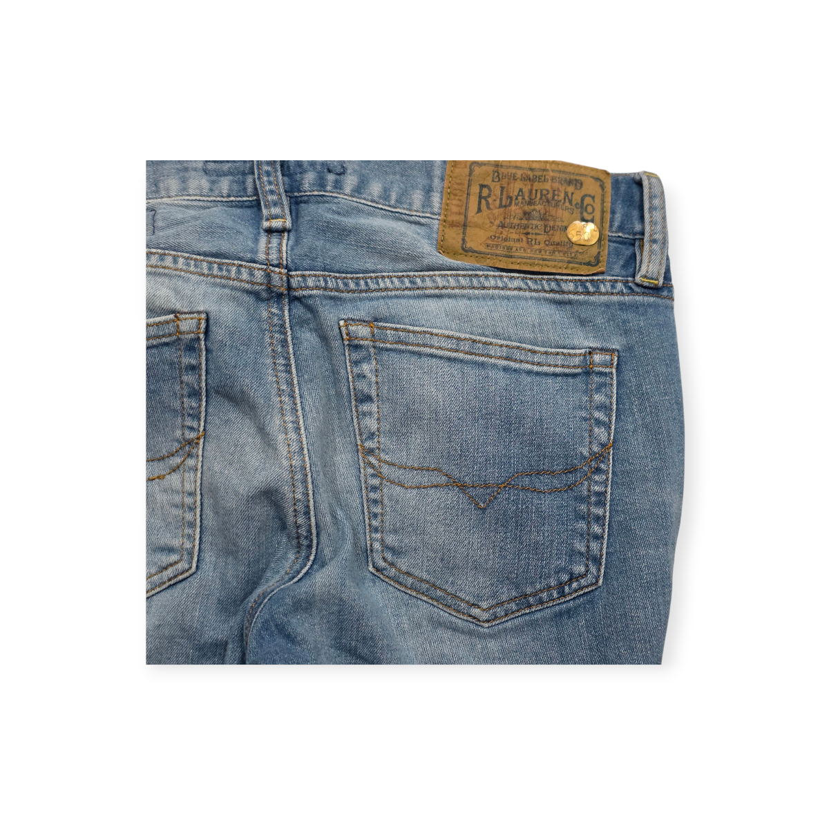 Pantalon Corto Mezclilla Ralph Lauren Sport Talla 27 Mujer
