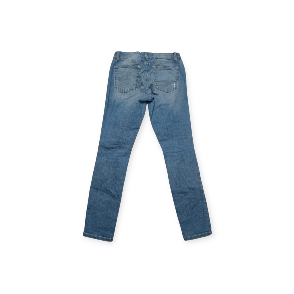 Pantalon Tommy Hilfiger Talla 6 Skinny De Mezclilla Clara
