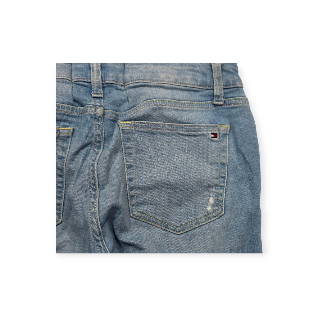 Pantalon Tommy Hilfiger Talla 6 Skinny De Mezclilla Clara