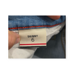 Pantalon Tommy Hilfiger Talla 6 Skinny De Mezclilla Clara