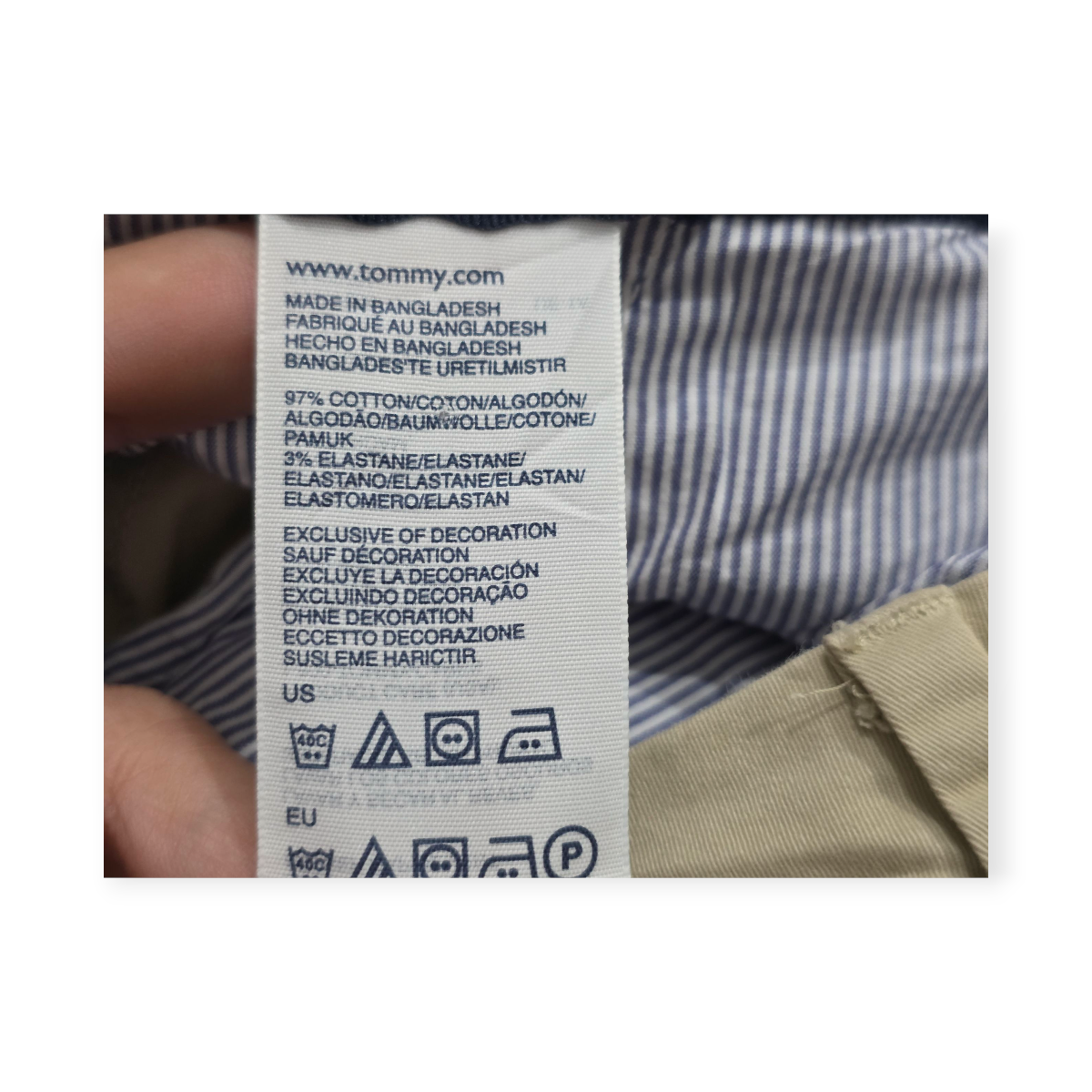 Pantalon De Vestir Tommy Hilfiger Cafe Claro Talla 6