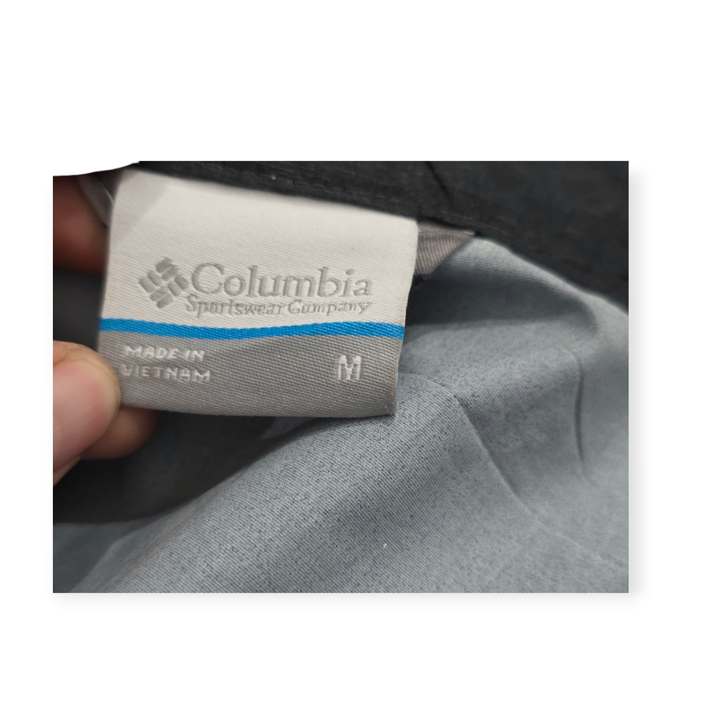 Impermeable Columbia De Mujer Mediana Gris Oxfors De Mujer