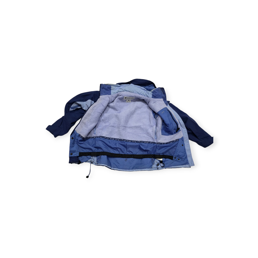 Columbia Chamarra Mujer S Azul 3 En 1 Impermeable Y Térmica