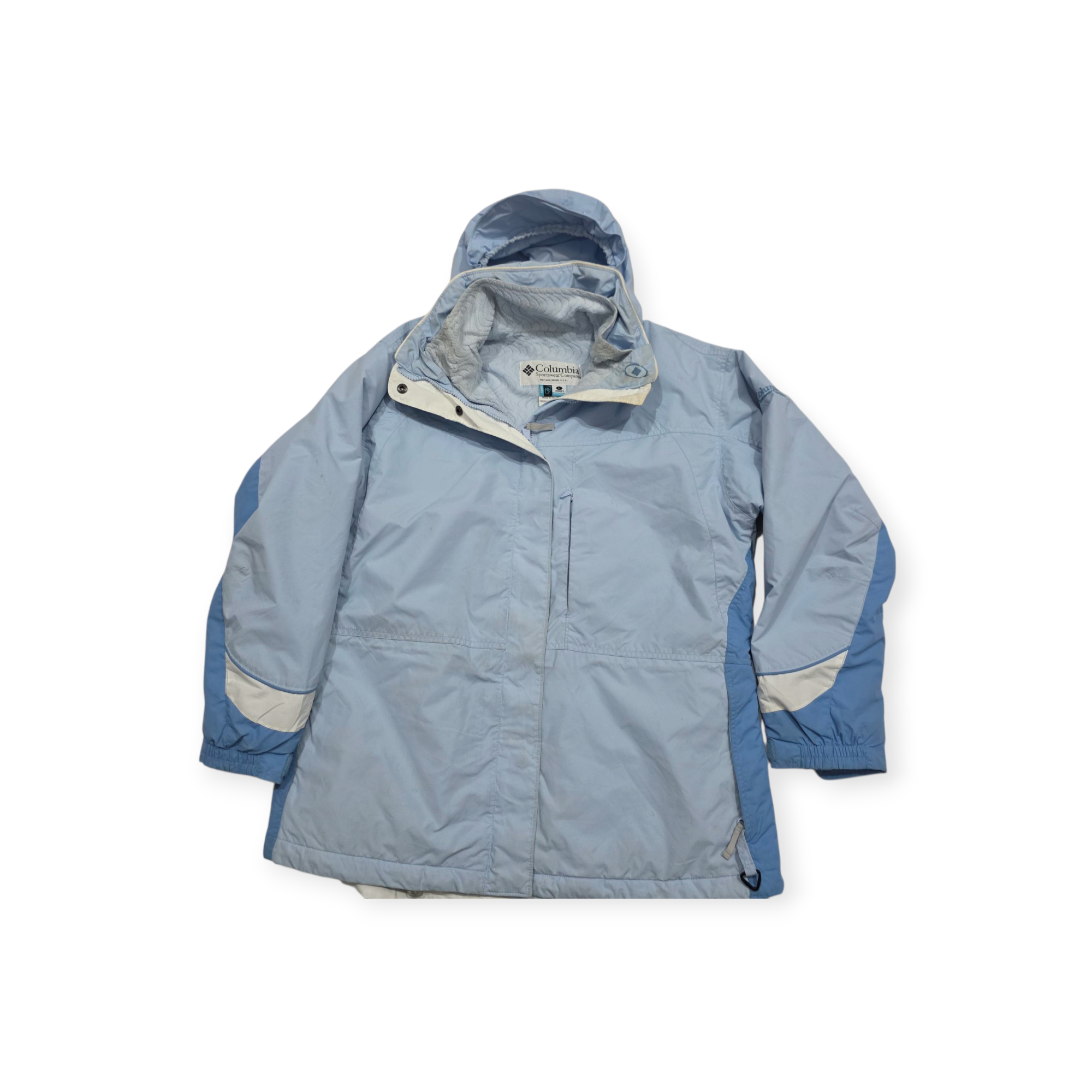 Chaqueta Columbia 3en1 Mujer Talla Lresistente Frío Lluvia
