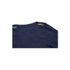 Blusa Ralph Lauren Manga Corta L Azul Marino Con Cierres