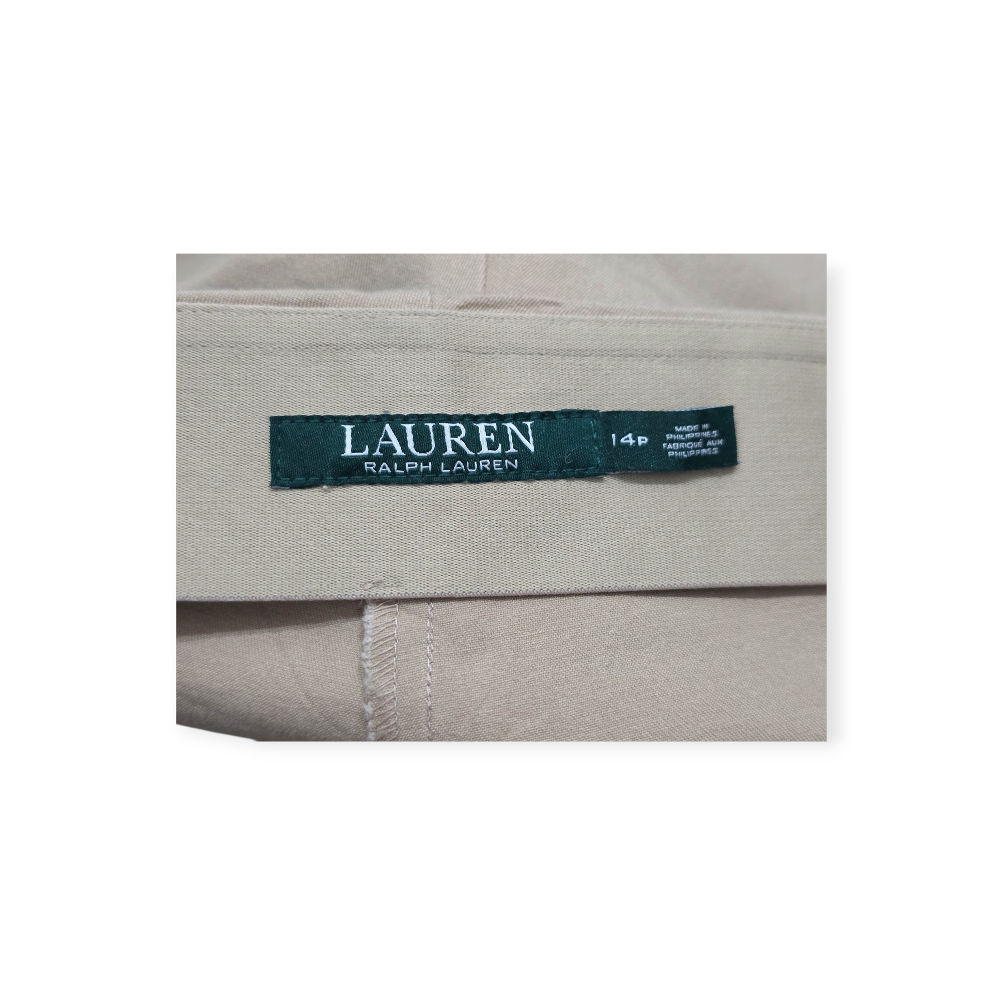 Legging Ralph Lauren Talla 14p Color Cafe Claro