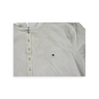 Playera Tommy Hilfiger Xgrande Xl Manga Corta Color Blanca
