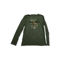 Playera Harley Davidson Xgrande Xl Manga Larga Verde (Usado)