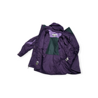 Chaqueta Columbia 3en1 T 1x Resistente Al Fríolluvia Morada