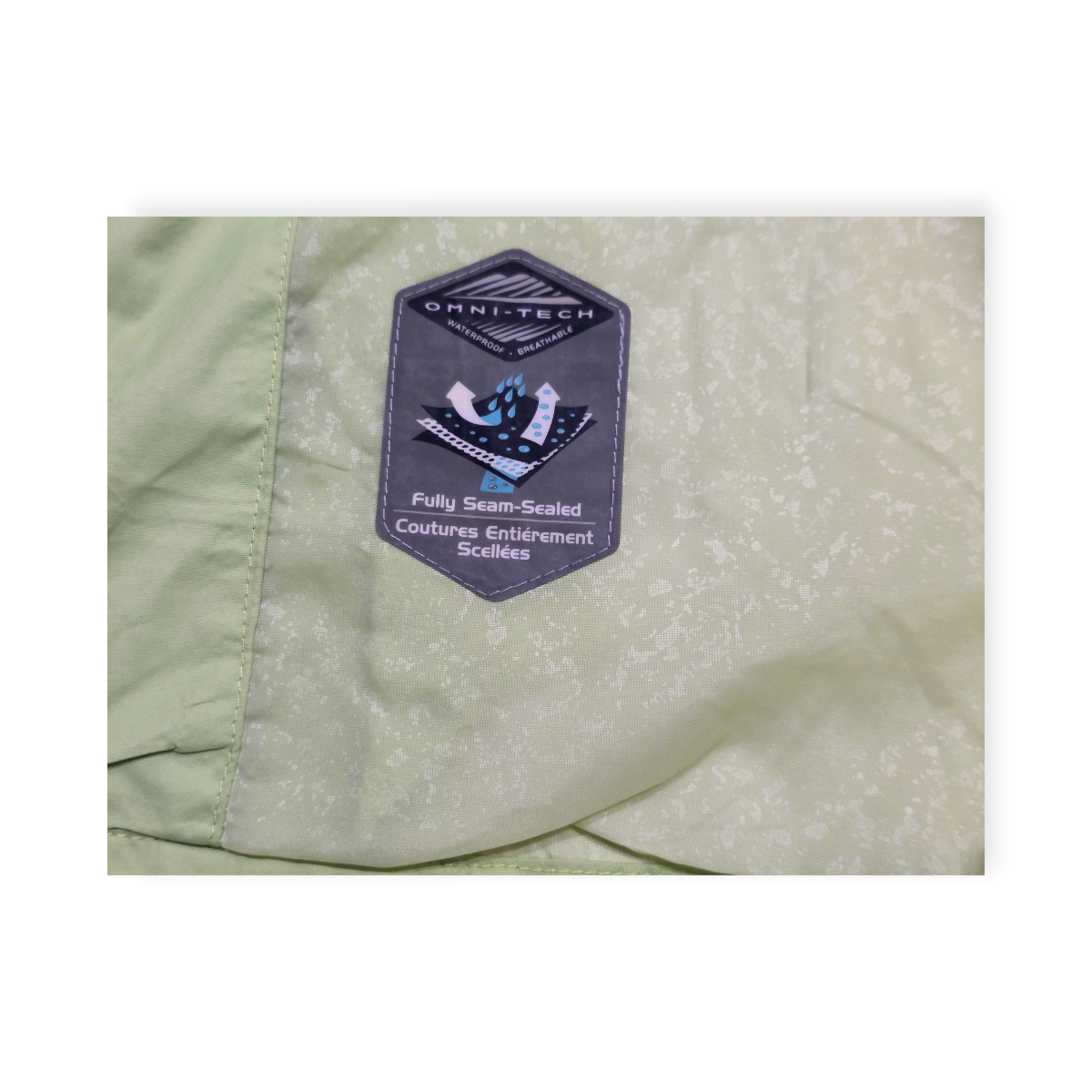 Chamarra Impermeable Columbia Verde Chico S