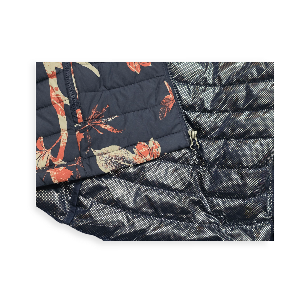 Chaleco Columbia Floral Omni-heat Mujer Talla Xs (Usado)
