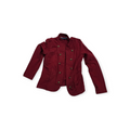 Blazer Tommy Hilfiger Chico S Color Vino De Mujer Rojo S (Usado)