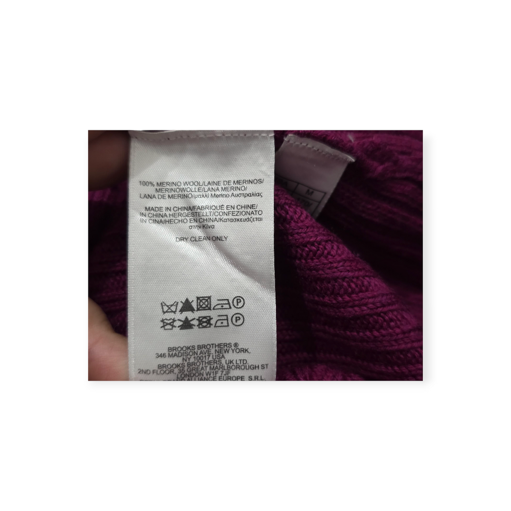 Sueter Brooks Brothers Mediana Color Violeta De Mujer (Usado)