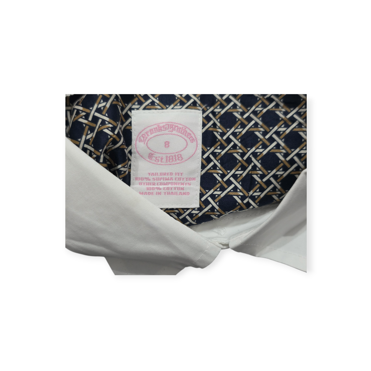 Camisa Brooks Brothers De Mujer Talla 8 Azul Con Cafe