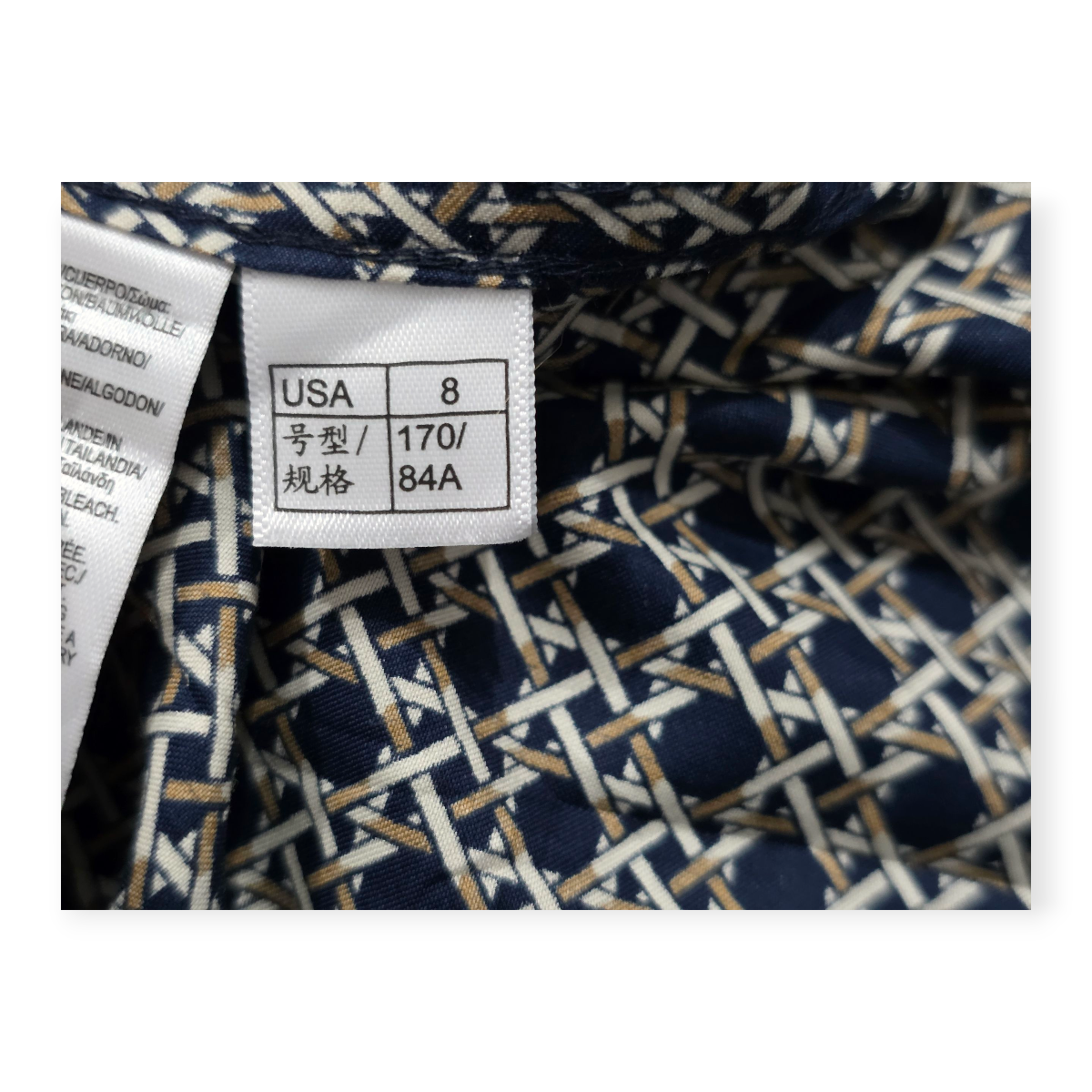 Camisa Brooks Brothers De Mujer Talla 8 Azul Con Cafe