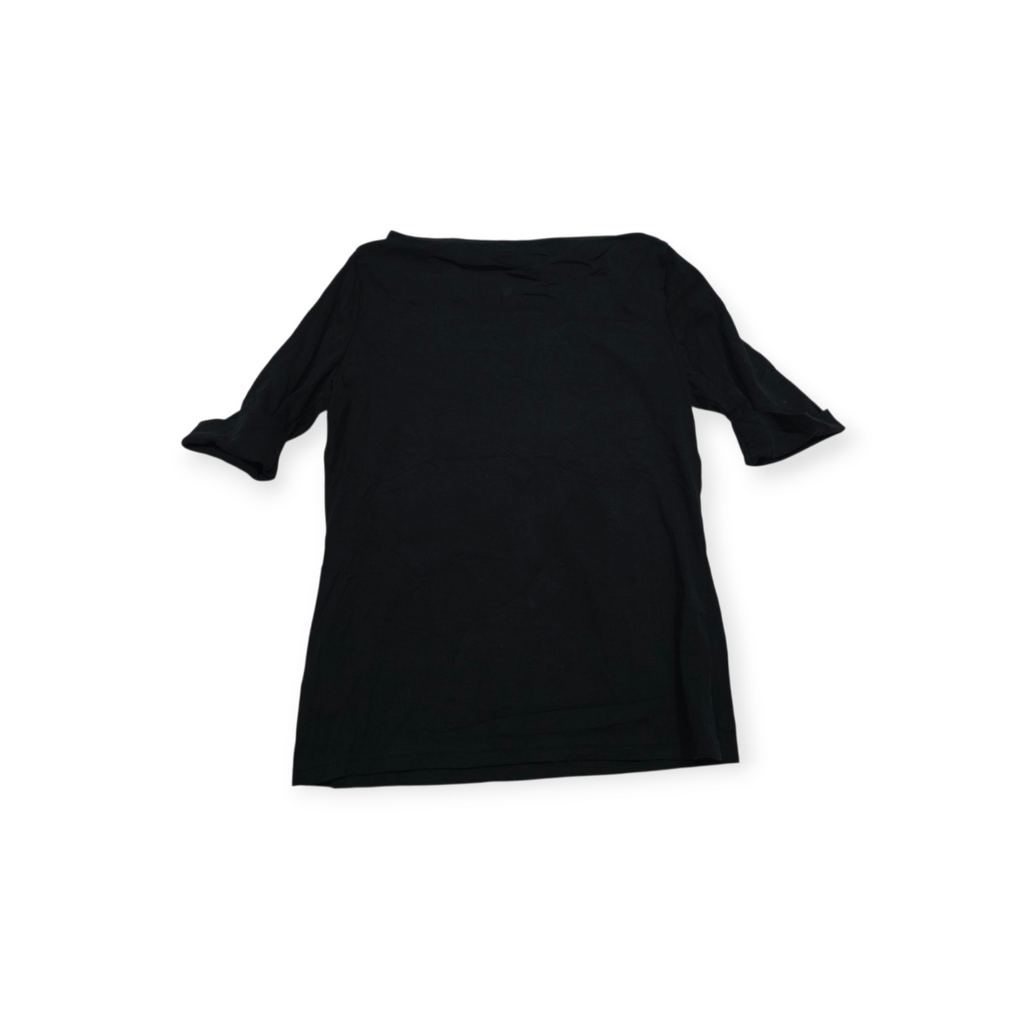 Playera Ralph Lauren De Mujer Grande L Negra Manga Corta