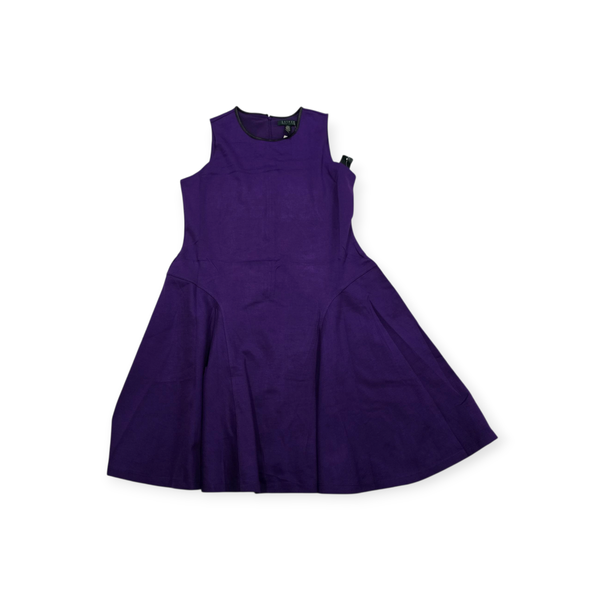 Vestido Ralph Lauren Grande Morado Sin Mangas