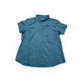 Camisa Columbia Pfg Sun Protection Azul Acero Manga Corta