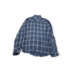 Camisa Tommy Hilfiger Xgrande Azul Acero De Cuadros De Mujer