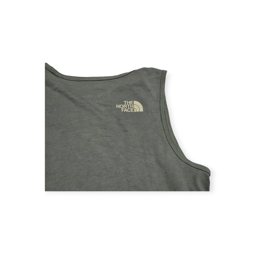 Playera The North Face Chico S Gris Sin Mangas De Mujer