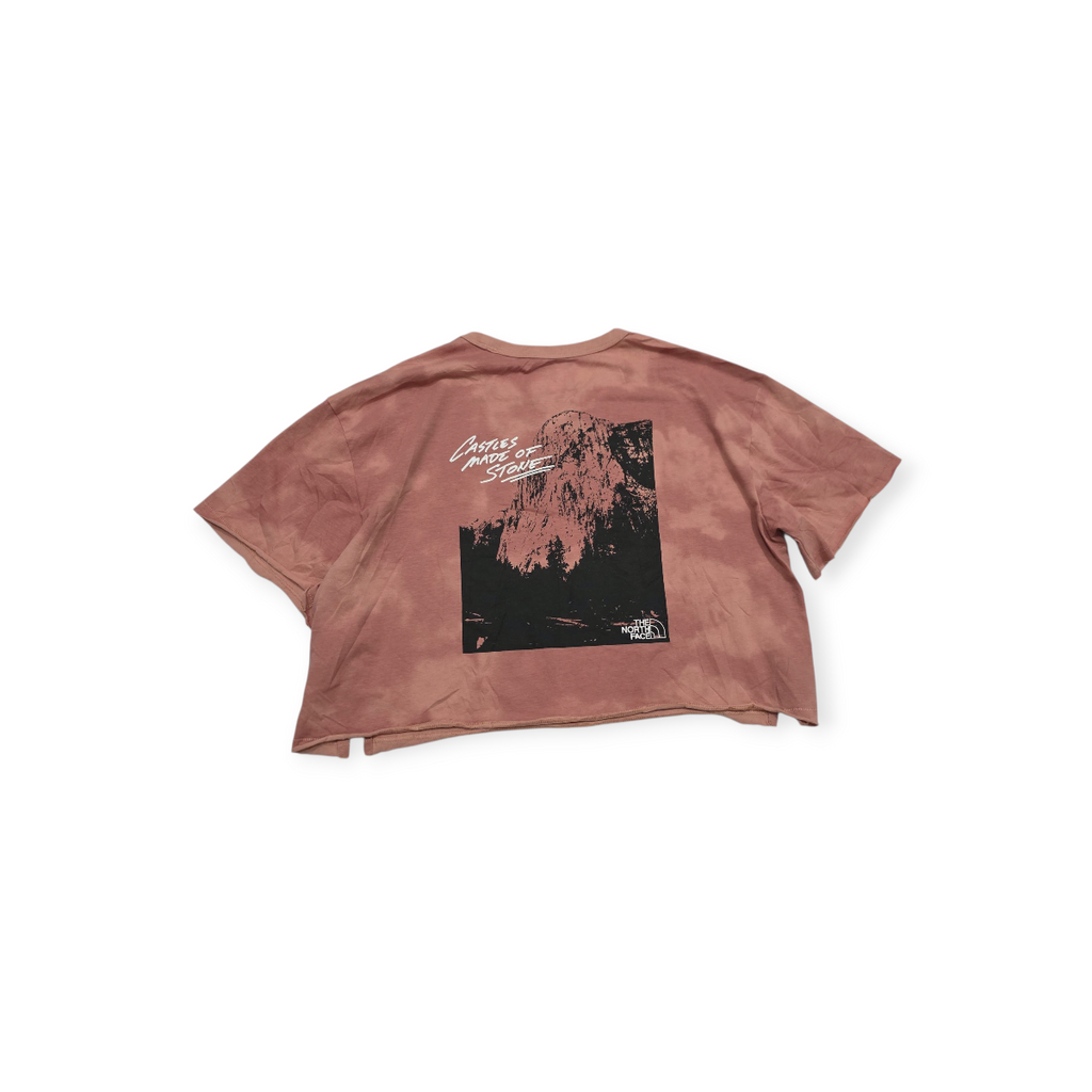 Playera Corta The North Face Grande L Coral Oscuro De Mujer