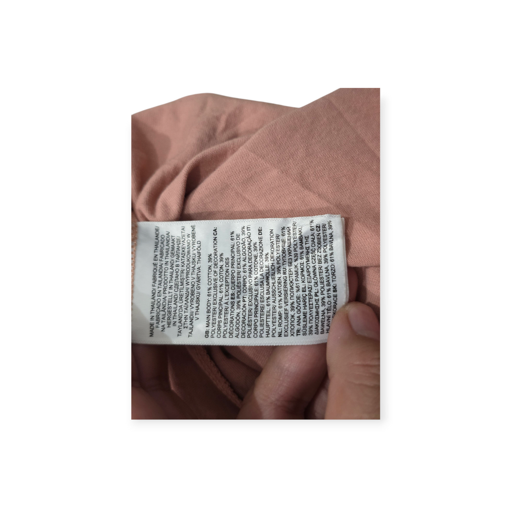 Playera Corta The North Face Grande L Coral Oscuro De Mujer