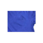 Playera Ralph Lauren Cuello V Azul Manga Corta Pony Azul