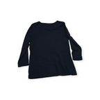 Playera Ralph Lauren Azul Marino Manga Larga Cuello Redondo